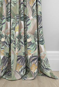 Osaka, Mint - Made to Measure Curtain